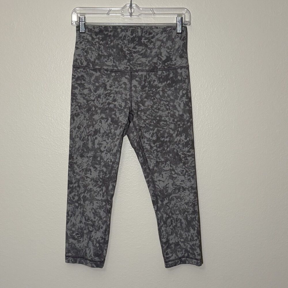 Lululemon Align Crop *21" Summer Shade Ice Grey Multi 8